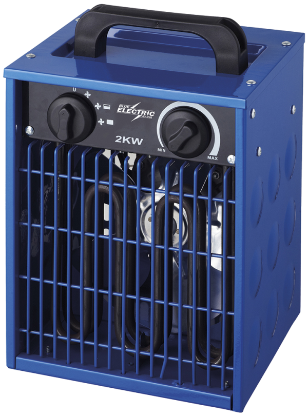Blue Electric varmeblæser IP24 2kW/230V
