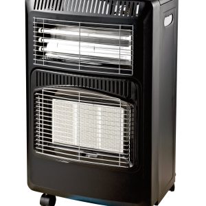 Gasvarmeovn - sammenklappelig, 4,2 kW + elektrisk varmeblæse