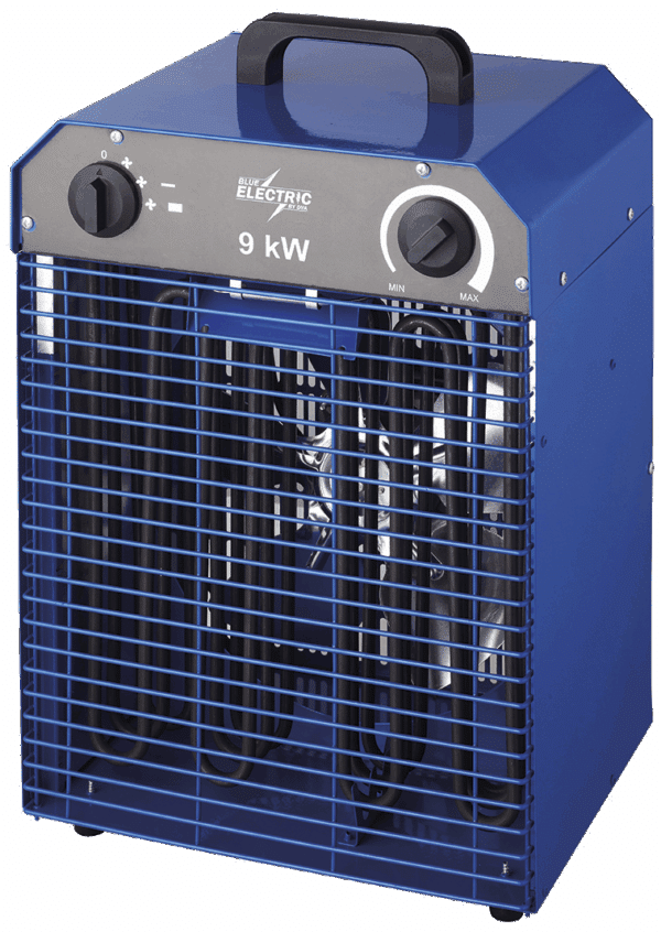 Blue Electric varmeblæser IP24 9kW/400V
