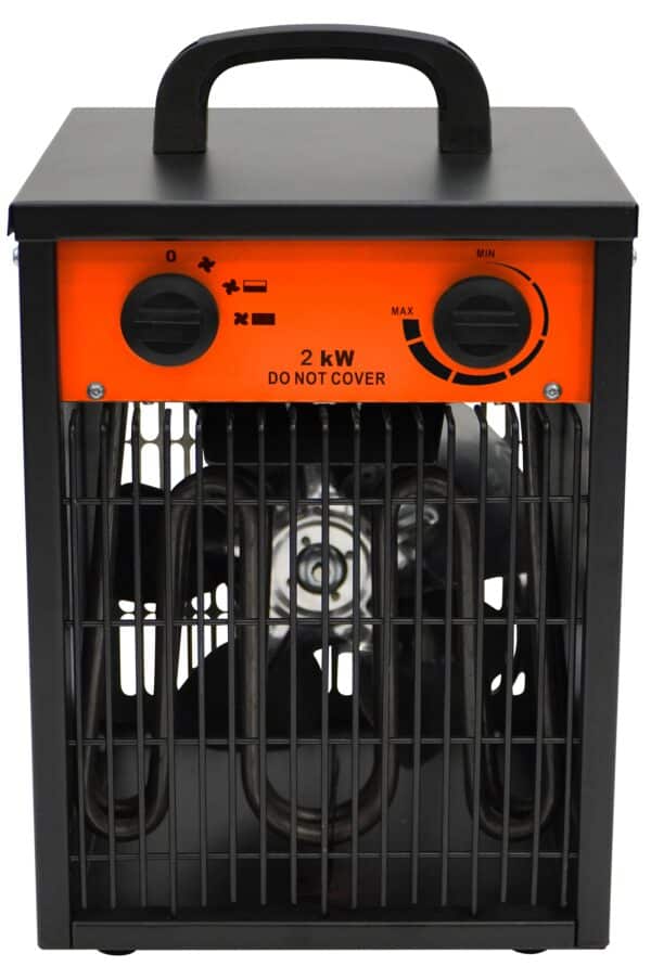 HOME ItÂ® Industrivarmeblæser med 2 trin 230 volt 2000 Watt