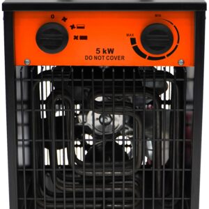 Home>itÂ® industrivarmeblæser med 3 trin 400 volt 5000 Watt