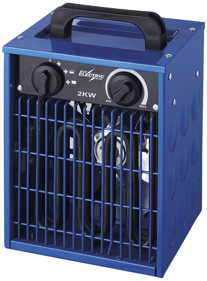 Blue Electric varmeblæser IP24 2kW/230V
