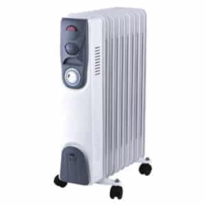 GRIPO olieradiator 2000W med 9 ribber og timer