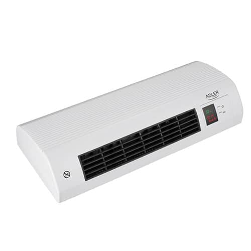 Vægmonteret Varmeblæser 2000W med Fjernbetjening, Timer & Termostat